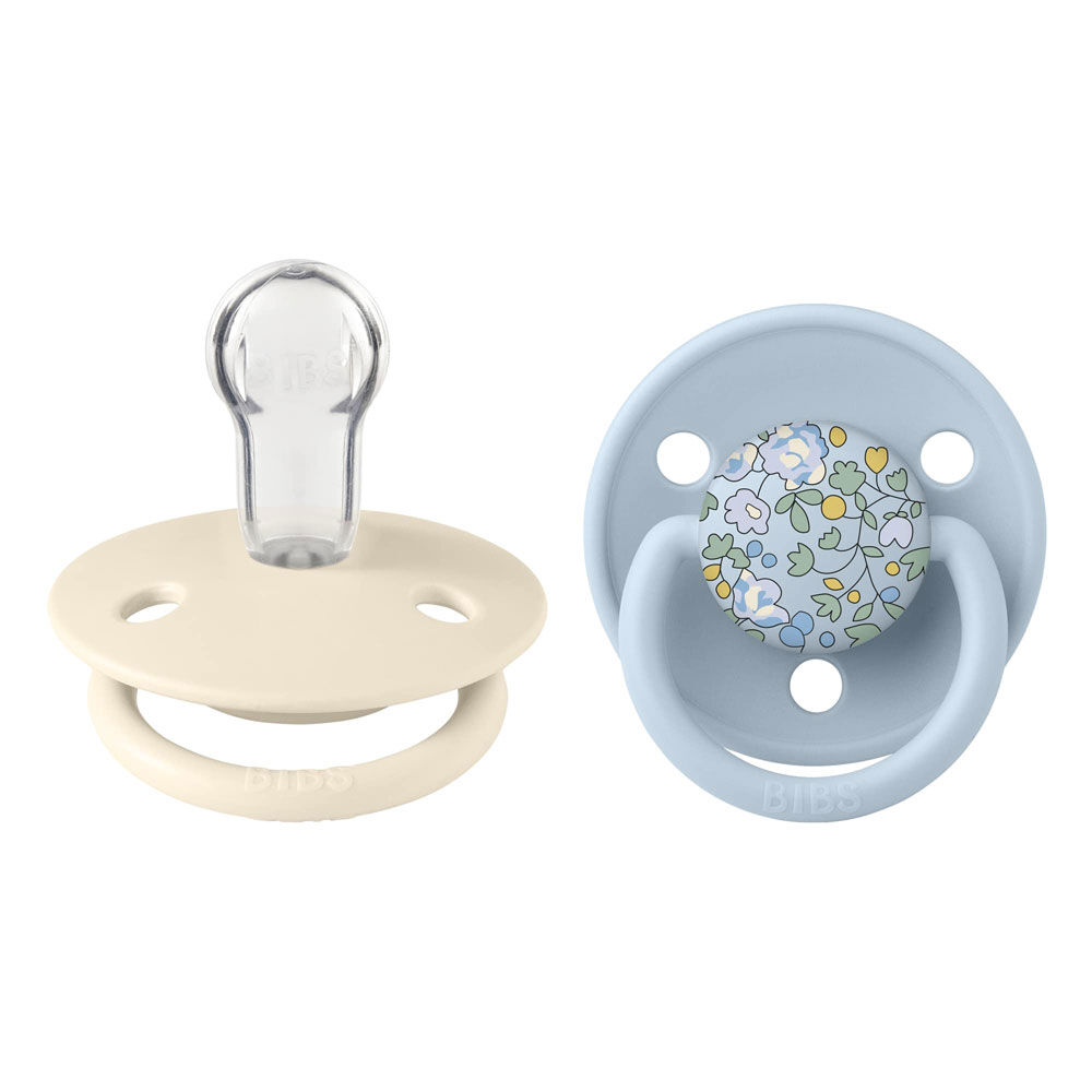 BIBS Liberty 2PK DeLux Eloise Silicone BB Mix