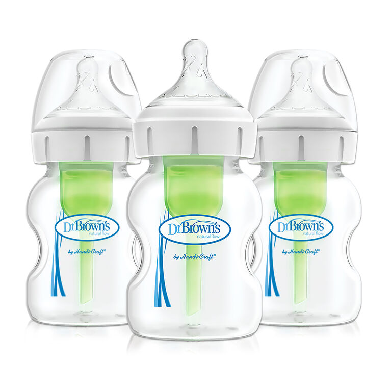 Dr. Brown's Options+ Wide-Neck Bottle 5oz, 3-Pack