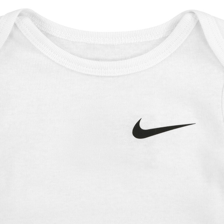 Nike 3 Pack Bodysuit - Grey - 0-3 Months