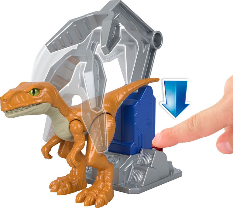 Imaginext Jurassic World Dominion Atrociraptor 'Tiger' Dinosaur Toy