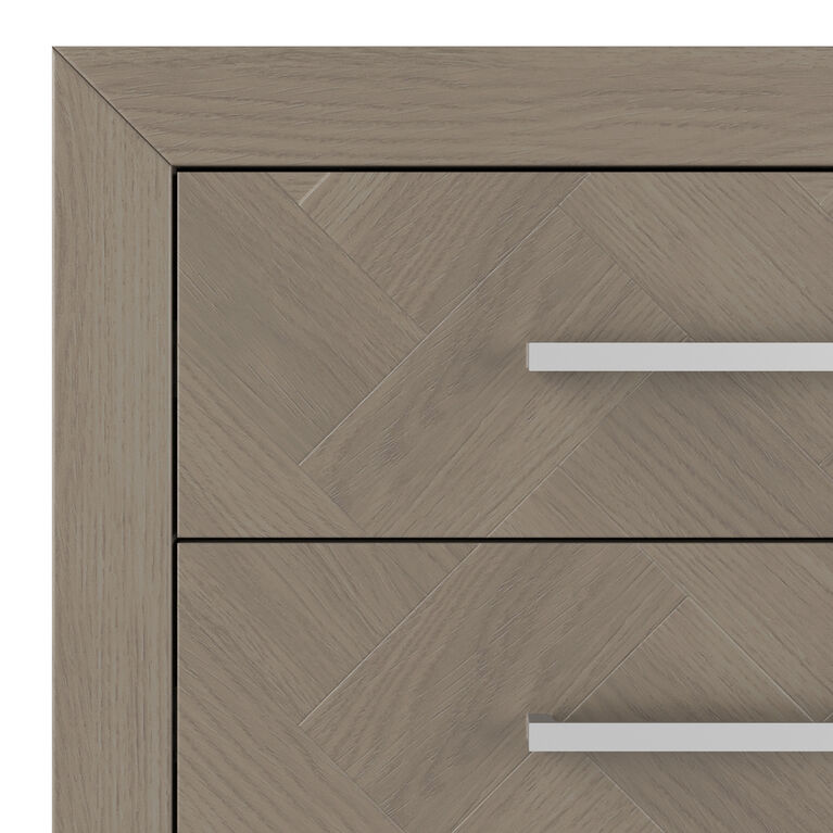 Child Craft Kieran Double Dresser, Crescent Gray