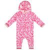 earth by art & eden - Shanna Coverall - Hooded Coverall - Powder Pink Multi, Newborn