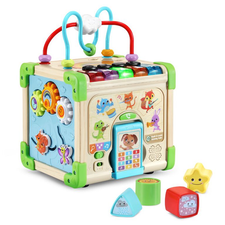 LeapFrog Touch et Learn Wooden Activity Cube - Exclusive de TRU- Édition anglaise