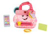 Fisher-Price- Rires et Éveil - Mon sac à main intelligent- Version Anglaise et Française