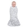 HALO SleepSack Swaddle - Cotton - Clouds Small 3-6 Months