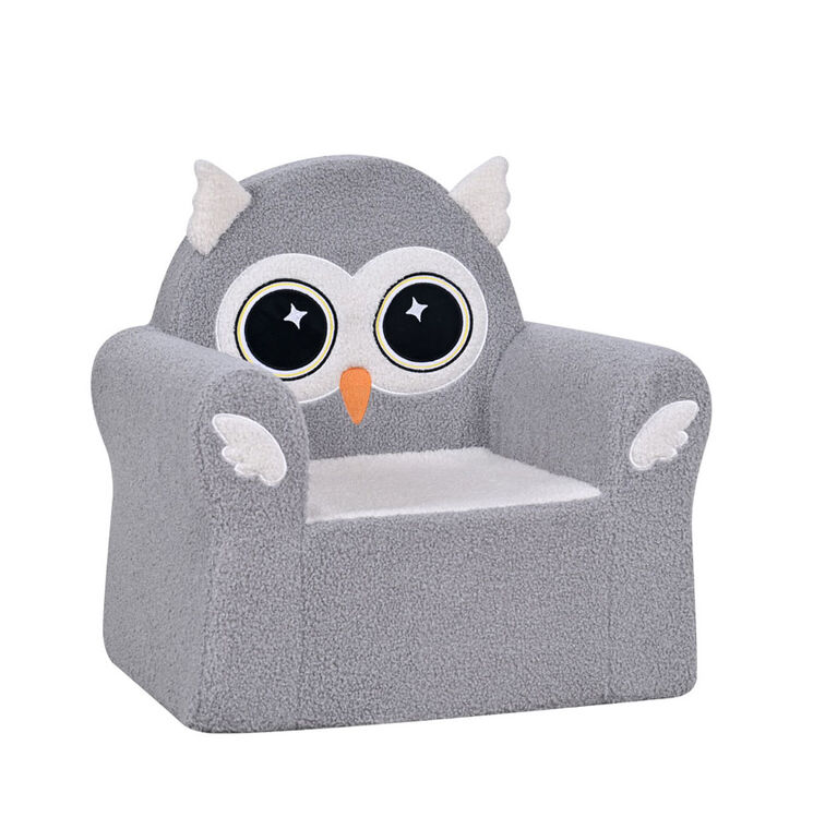 Little Loungers Kids Plush Chair - Owl