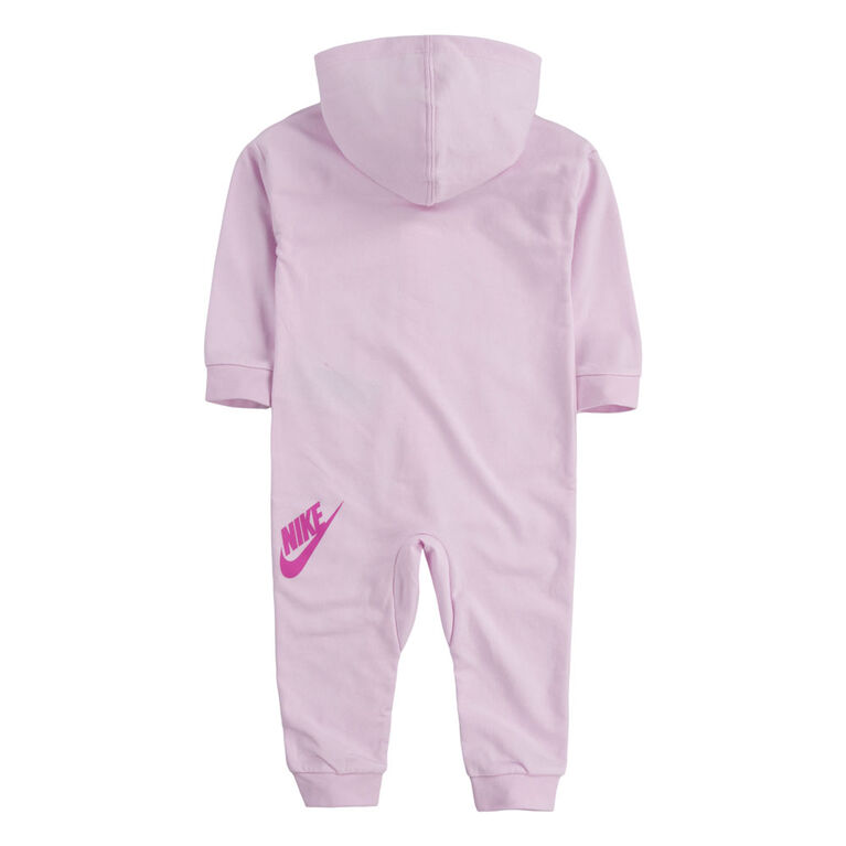 Nike Futura Hooded Coverall - Pink Foam - Size NB