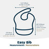 Tiny Twinkle - Mess Proof Easy Bib - Dino 6-24M
