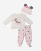 Disney Minnie Mouse Ensemble 3Mcx De Retour A La Maison  Rose 0M