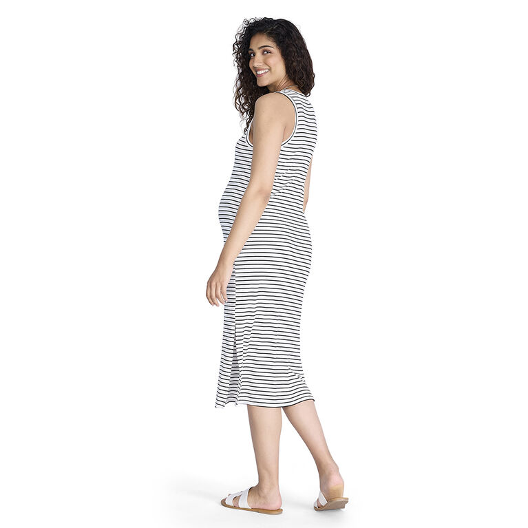 Motherhood Racer Tank Midi Dress