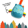 Diono Owl Character Car Seat Straps & Linkee Toy, Shoulder Pads for Baby, Infant, Toddler, 2 Pack Reversible Soft Seat Belt Cushion and Stroller Harness Covers Helps Prevent Strap irritation