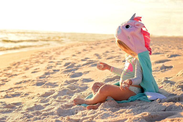 Zoocchini Toddler Towel - Allie the Alicorn