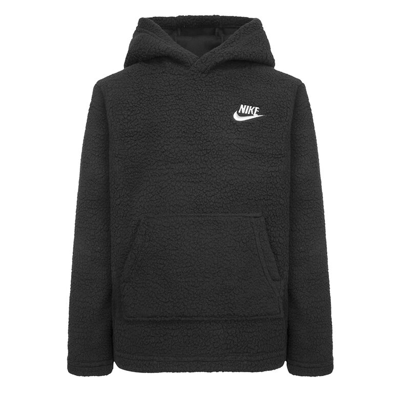 Nike Sherpa Pullover Hoodie Black