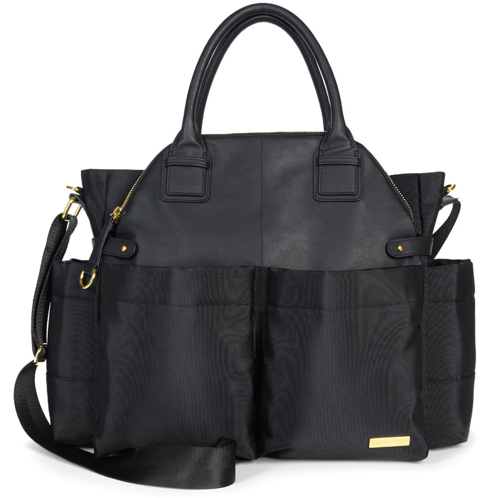 Skip Hop Chelsea Downtown Chic Diaper Satchel Black Babies R Us