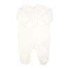 Rock a Bye Baby 5 Piece Ribbed Velour Set: White Giraffe