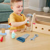 Fisher-Price Coffret Boîte à outils en bois, 9 éléments en bois