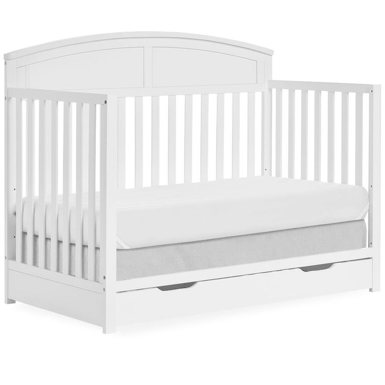 Lit bébé convertible 5 en 1 Storybrooke avec tiroir sous le lit