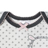 Just Born Baby Girls' 4-Pack Organic Short Sleeve Onesies Bodysuits - Lil' Lamb 12 months