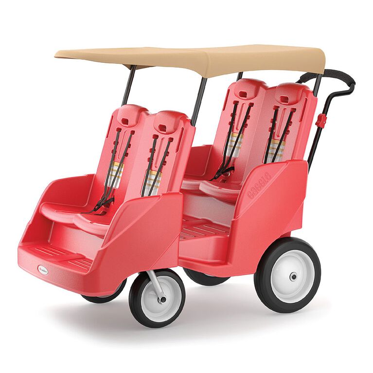 Foundations Gaggle 4 Multi-Passenger Buggy;Red