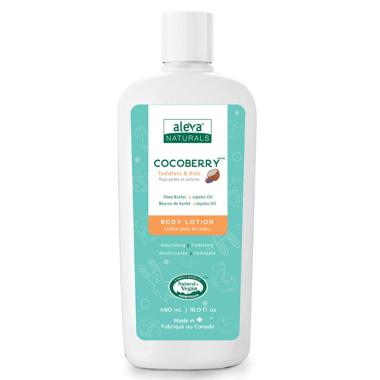 Aleva Naturals Cocoberry tout-petits et enfants lotion pour le corps