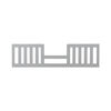 Forever Eclectic par Child Craft Wilmington Rail de sécurité pour tout-petits pour le berceau Wilmington, Dapper Gray