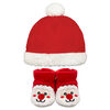 Chloe + Ethan - Ensemble Chapeau et Bottillons, Santa,  6-12M