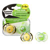 Sucette Fun Style 0 à 6 mois de Tommee Tippee (paquet de 2) - vert.