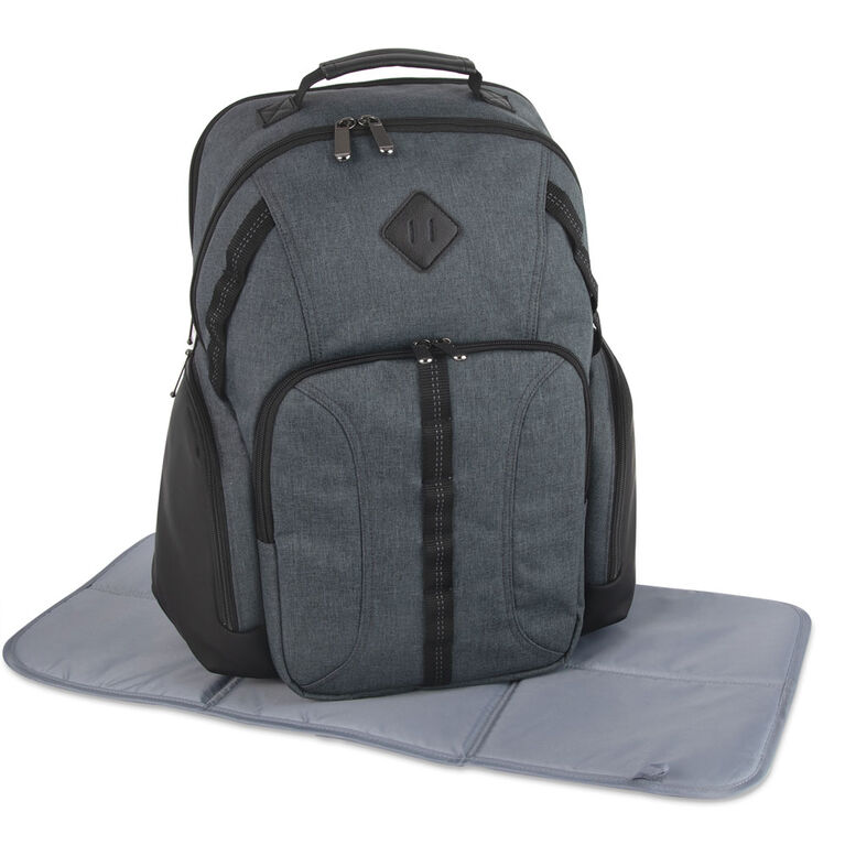 Baby Essentials Deluxe Backpack - Grey