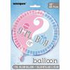 Gender Reveal Round Foil 18" - English Edition