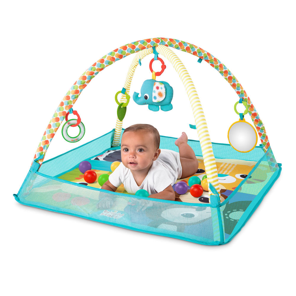 bright starts play mat ball pit