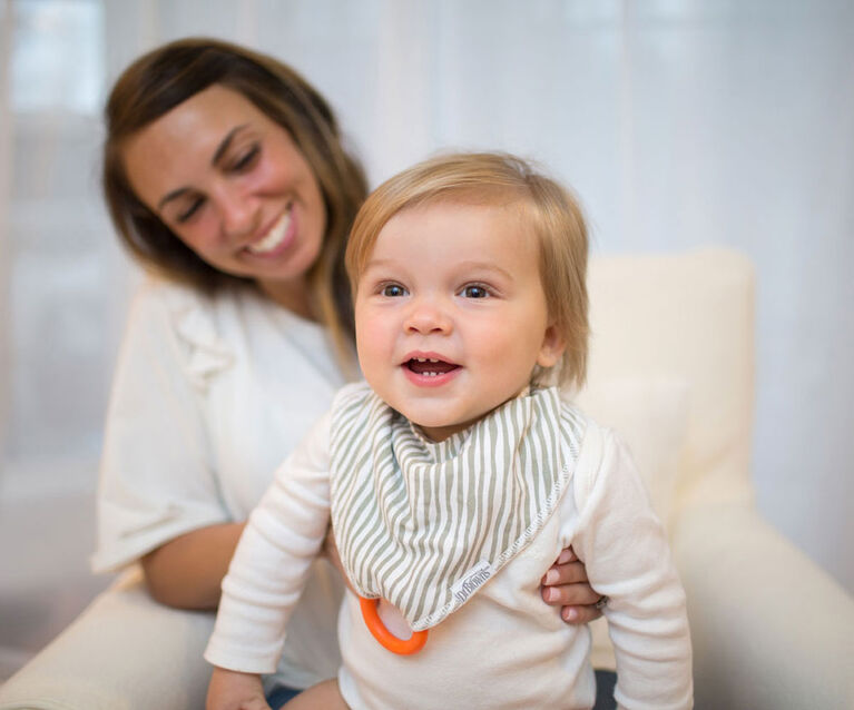 Dr. Brown's Bandana Bib 2Pk Fox/Stripes