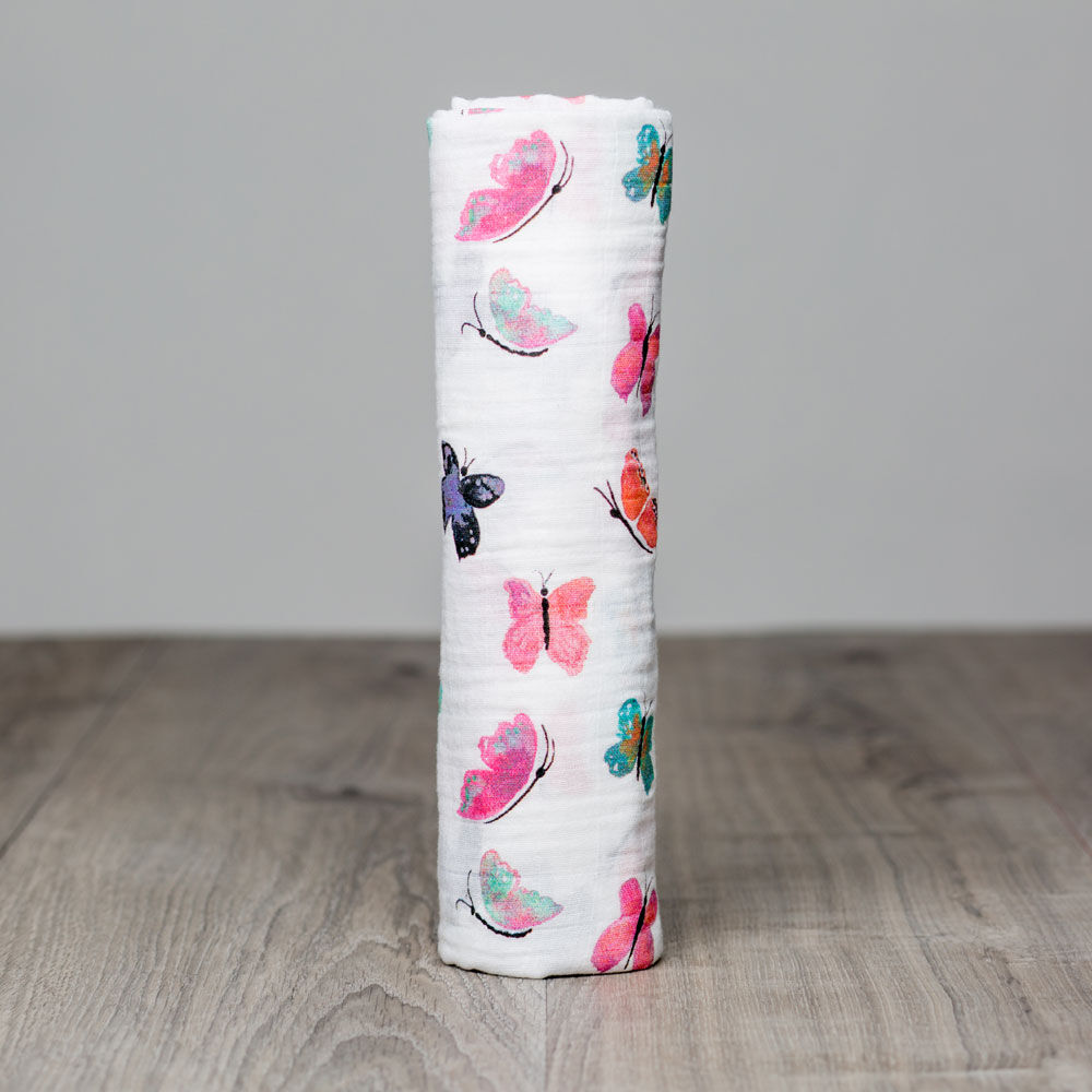 Butterfly muslin blanket 2025