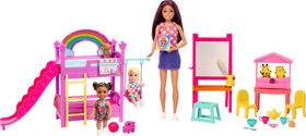 Barbie-Skipper Premiers Jobs Coffret Garderie-Poup&eacute;es et accessoires