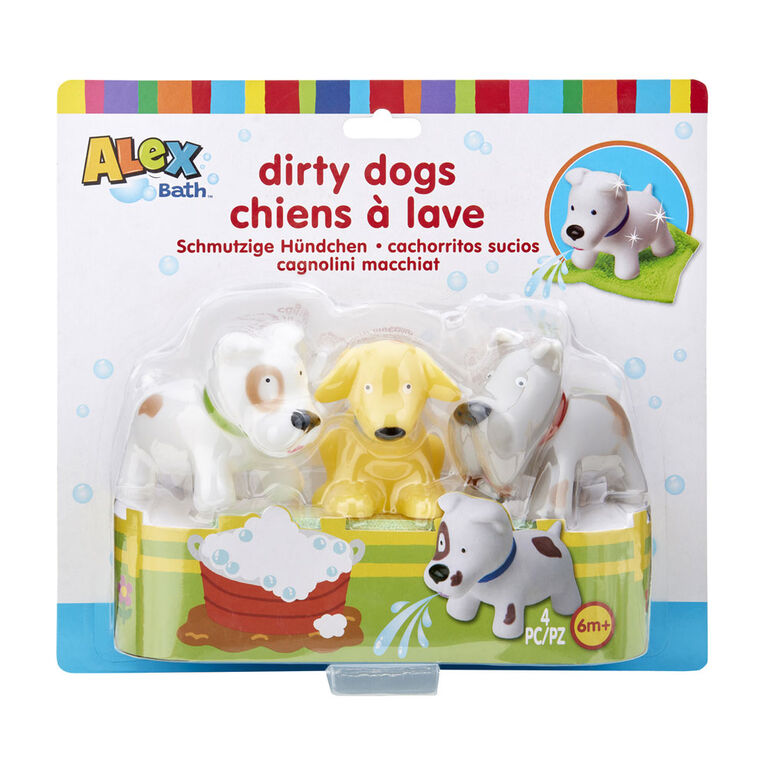 ALEX Bath Dirty Dogs