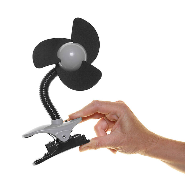 Ventilateur à pince EZY-Fit de DreambabyMD - Noir.