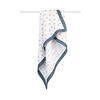 Lulujo - Couverture réversible mousseline 3Pl - Sol