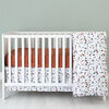 Perlimpinpin-Drap contour en coton-Rouille