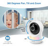 VTech RM9761 1080p WiFi Remote Access Video Baby Monitor with Night Light - White