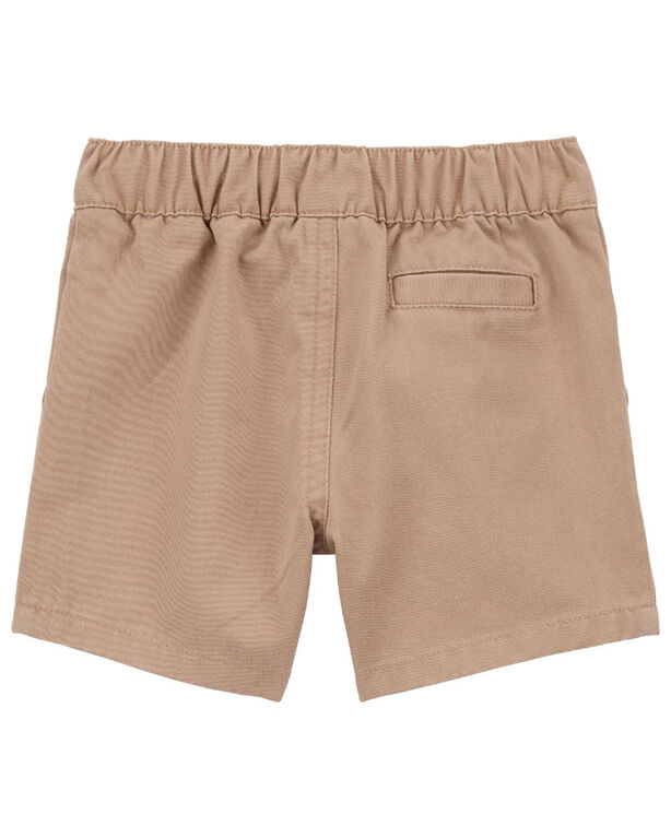 Carter's Two Piece Button Front Shirt and Chino Shorts Set Blue NB