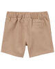 Carter's Two Piece Button Front Shirt and Chino Shorts Set Blue NB