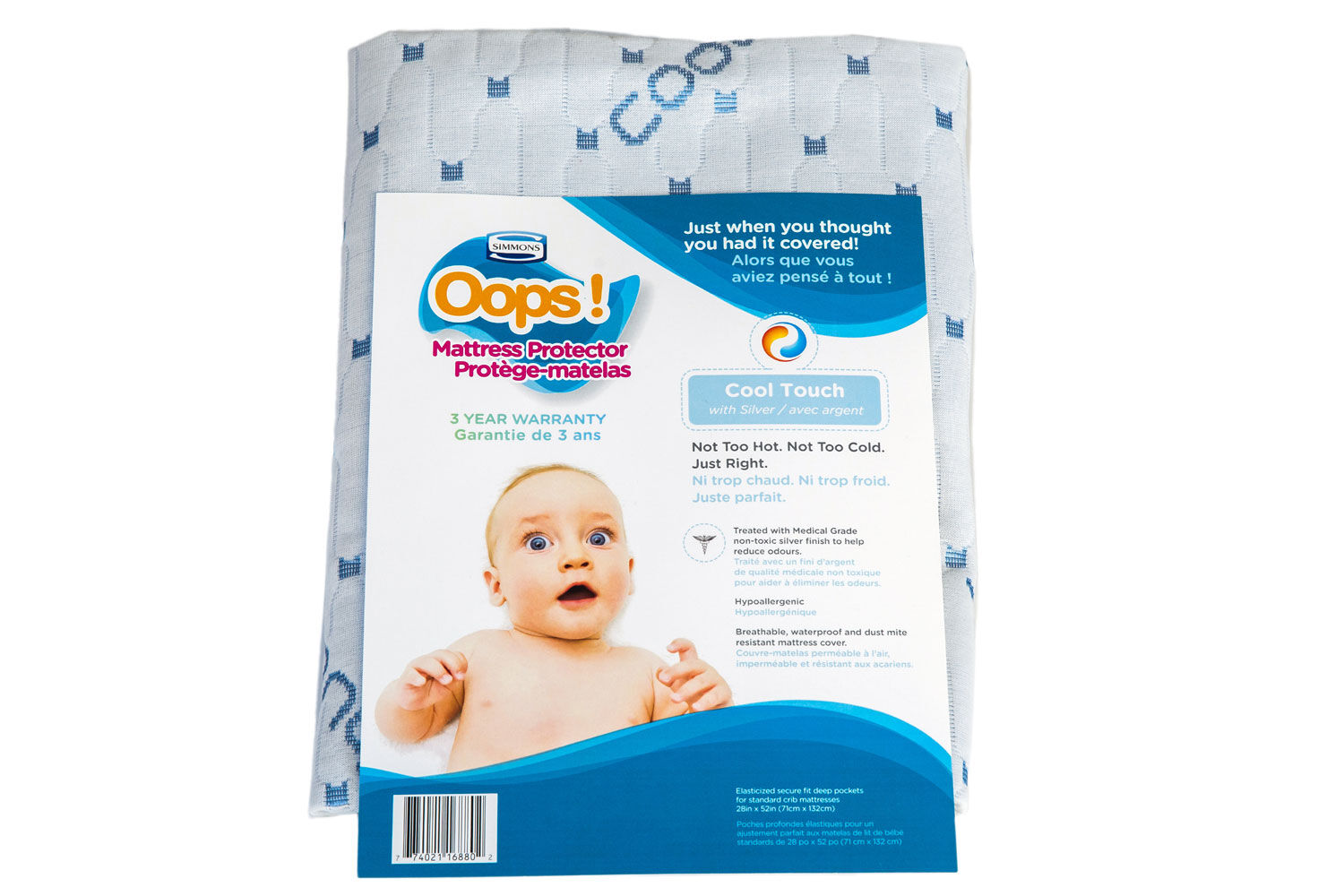 simmons cool touch crib mattress