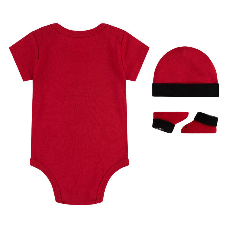 Ensemble Jordan - Rouge - Taille 0/6M