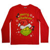 T-shirt à manches courtes pour enfants Grinch - Rouge 12-14