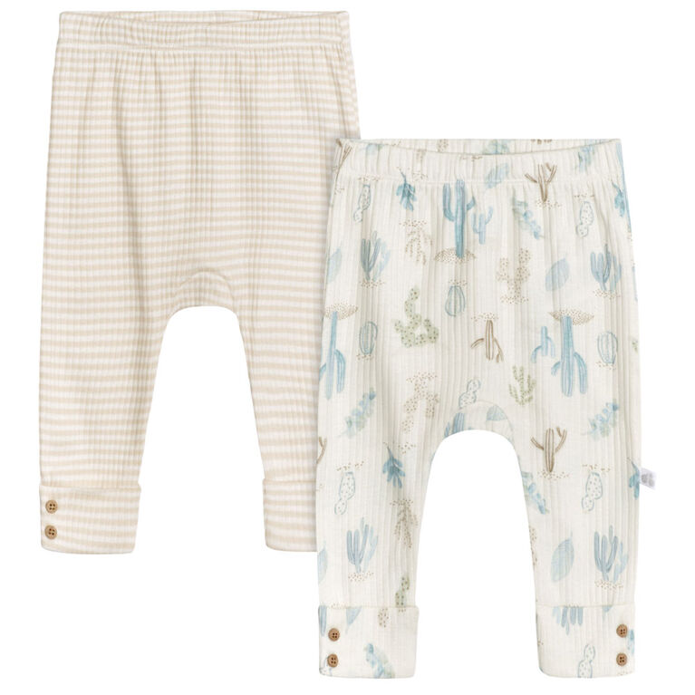 Just Born 2-Pack Baby Desert Cactus Pants