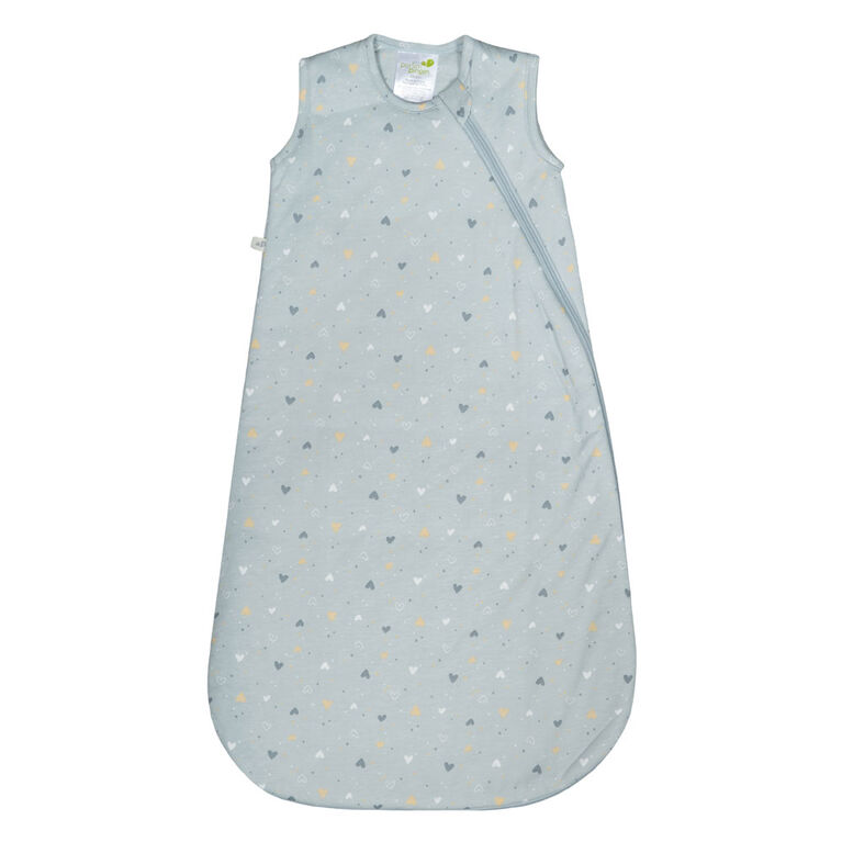 Perlimpinpin-Bamboo sleep bag-Hearts-0-6 months 1 TOG