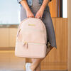Petunia Pickle Bottom - Axis Backpack in Blush Pink Leathertte - Diaper Bag Backpack - Baby, Infant, Toddler