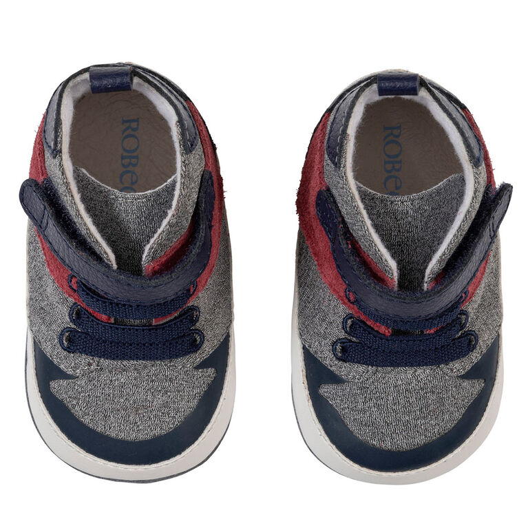 Robeez - Semelles souples High Top Navy 9-12M