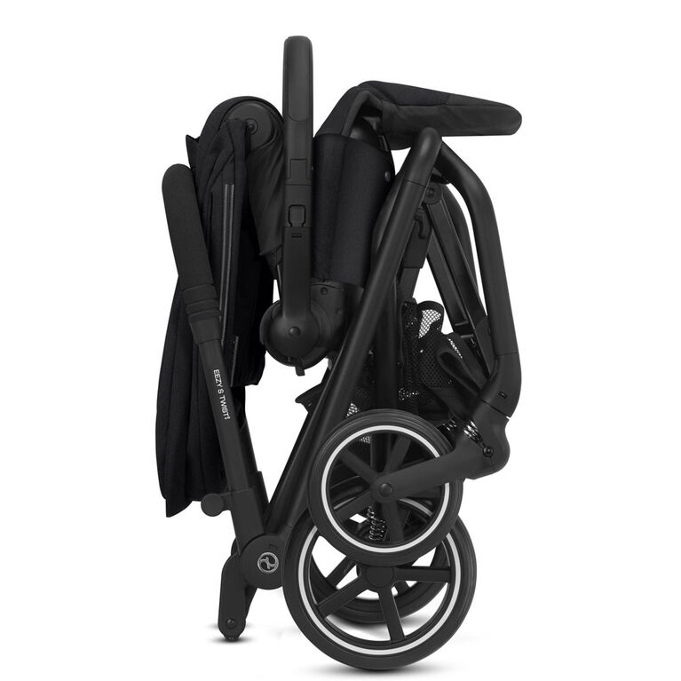 Cybex Eezy S Twist Stroller - Deep Black