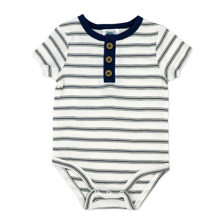Baby Mode 3 Piece French Terry Set: Green Dinosaur