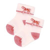 Baby Mode Ensemble de jogging matelassé 3 pièces :Petit Amour Rose 6-9M